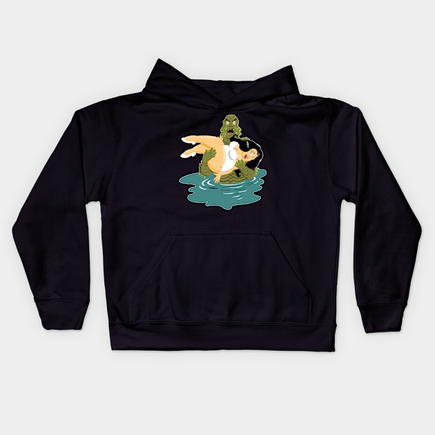 Creature Feature Kids Hoodie by scoffin